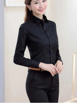 Fashion Women Shirt White Shirt Female Long-sleeve