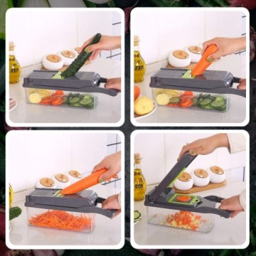 ТЕРКА-РЕЗКА ДЛЯ ОВОЩЕЙ ФРУКТОВ 13 В 1