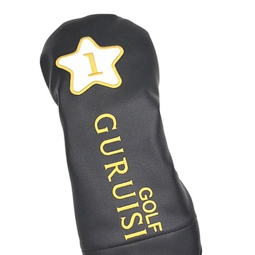 Деревянный чехол для головы из искусственной кожи для гольфа, водонепроницаемый, анти-1