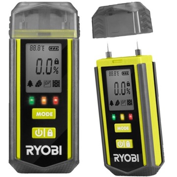 RYOBI MIERNIK POMIARU WILGOTNOŚCI WILGOTNOŚCIOMIERZ DREWNA BETONU RBPINMM1