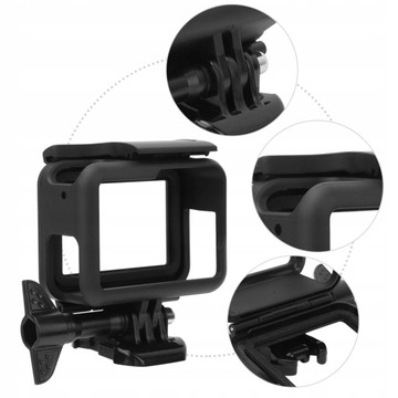 ЧЕХОЛ ДЛЯ GOPRO HERO 5 6 7 РАМКА, ЧЕРНЫЙ