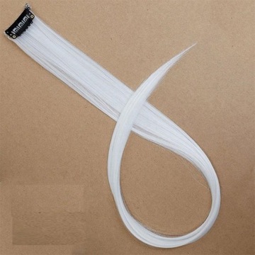 ПРЯДКА, ПРЯДКА ЦВЕТНЫХ ВОЛОС, БЕЛАЯ ЗАЖИМКА