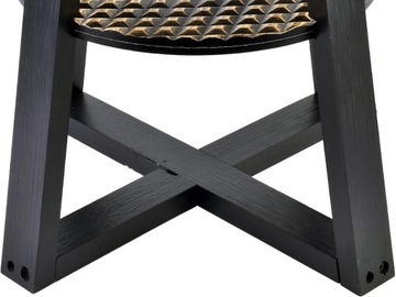 СТОЛИК двухъярусный 40 х 50 см - ЧЕРНОЕ ЗОЛОТО