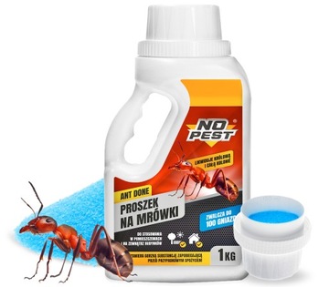 PROSZEK TRUTKA ŚRODEK PREPARAT NA MRÓWKI LARWY GNIAZDA MRÓWEK NO PEST 1KG