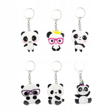 6 sztuk breloki Torebka Charms Uchwyt na klucze