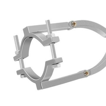 Поддержка адаптера для сверла с серебряными квадратными отверстиями