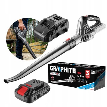 ГРАФИТОВЫЙ ВОЗДУХОДУТ ЛИТИЙ-ИОННЫЙ АККУМУЛЯТОР ПЫЛЕСОСА ДЛЯ ЛИСТ 18 В + 2 Ач