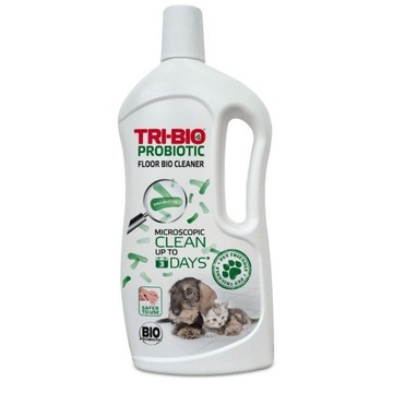 Жидкость для мытья полов TRI-BIO PET FRIENDLY, 840 мл. Безопасно для животных.