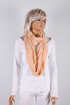 A-6054 ATMOSPHERE PASTELOWY OBSZERNY KOMIN SZAL