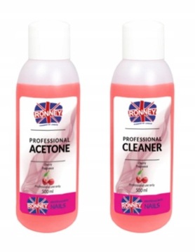 RONNEY .ZESTAW CLEANER 500ML + ACETON 500ML MIX