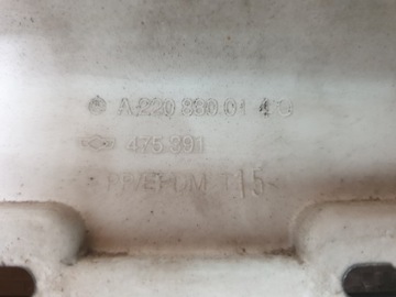 MERCEDES S TŘÍDA 220 NÁRAZNÍK ZADNÍ