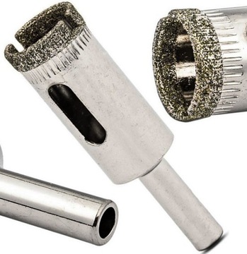 FALON-TECH - KORONKA FREZ OTWORNICA DIAMENTOWA DO GRESU SZKŁA 12MM