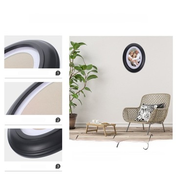 RAMKA NA ZDJĘCIA Z LITEGO DREWNA HOME DECOR PORTRET 7 CALI