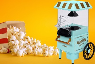 MASZYNA DO POPCORNU RETRO BEZ TŁUSZCZU 1200W LUND