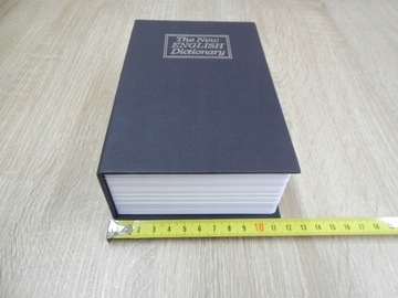 Sejf Kasetka Schowek na pieniądze Książka KLUCZYK