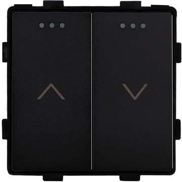 Moduł Włącznik Rolet Żaluzji Zasłon Czarny do Ramek MIUUN