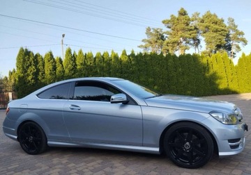Mercedes Klasa C W204 Coupe 350 BlueEFFICIENCY 306KM 2013 Mercedes-Benz Klasa C AMG-Pakiet V6 3.5B 306Ps Panorama Bixenon Ledy Navi, zdjęcie 8