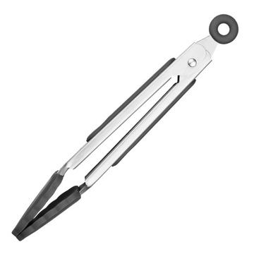 СИЛИКОНОВЫЕ КУХОННЫЕ ЩИПЦЫ ДЛЯ СКОВОРОДА, серые