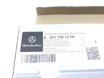 LISTWA LOTKA SPOILER PRAWY TYŁ MERCEDES B KLASA W247 A2477901200