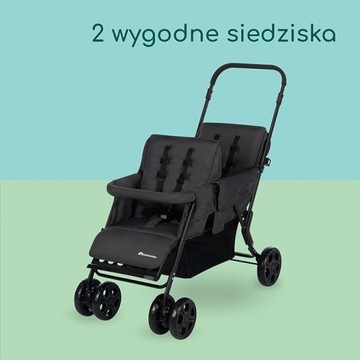 КОЛЯСКА BEBE CONFORT TEAMY SHADOW BLOCK TWIN