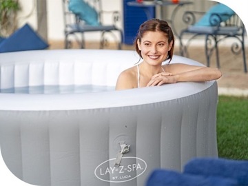 Dmuchane Ogrodowe Spa Hydromasaż Bestway St.Lucia 3 osobowy FULL NOWY MODEL