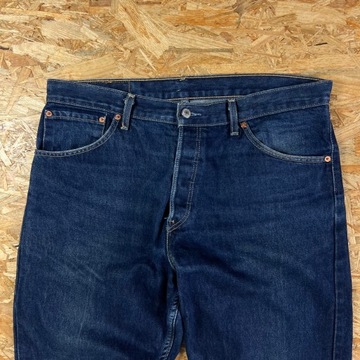 Spodnie Jeansowe LEVIS 502 02 38x32 Proste Dżins Jeans Męskie Denim