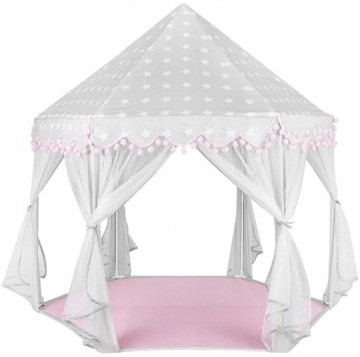 Садовая палатка для дома, детский замок, большой дворец, дом, шторы со звездами