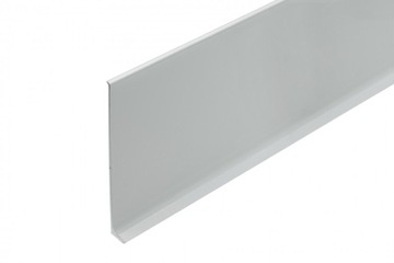 Listwa przypodłogowa LP100 mm 2,5m SZARA JASNY 10 cm aluminiowa RAL7035