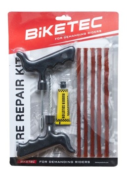 BIKETEC ZESTAW NAPRAWCZY DO PRZEBITYCH OPON BEZDĘTKOWYCH SZNURKI