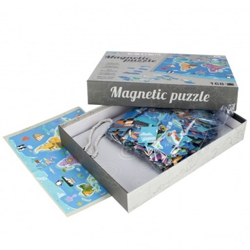 Игра Eduk Magn Puzzle Карта мира 30х23х6 коробка 9/18