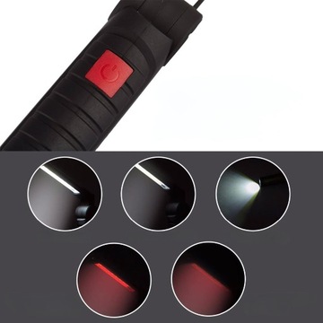 ЛАМПА ДЛЯ МАСТЕРСКОЙ РАБОЧАЯ ЛАМПА USB 5в1 СВЕТОДИОДНАЯ ЛАМПА С МАГНИТОМ-КРЮКОМ ЛЕГКАЯ ПРОЧНАЯ