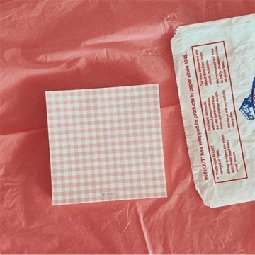 50 листов корейской записной книжки с сеткой ярких цветов