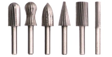 БОЛЬШОЙ НАБОР СВЕРЛИЛЬНЫХ ФРЕЗ ПО МЕТАЛЛУ, ЦИЛИНДРИЧЕСКИЕ, КОНИЧЕСКИЕ, 6 шт.