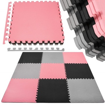 MATA PIANKOWA puzzle piankowe EVA GRUBE dla DZIECI na PODŁOGE 179x179 27el