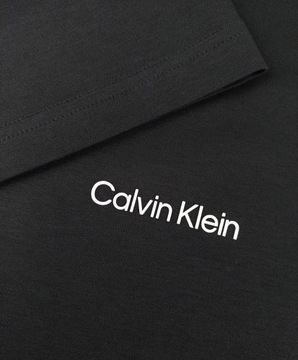 T-shirt Calvin Klein Koszulka męska Bawełna Czarny 100% Bawełna rozmiar M