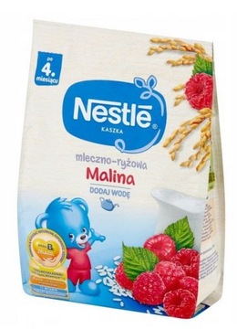 NESTLE Kaszka mleczno-ryżowa Malina 4m+ 230g