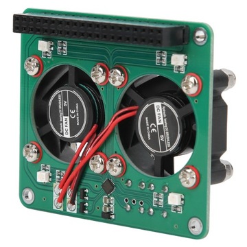 Двойной вентилятор, охлаждающий модуль радиатора