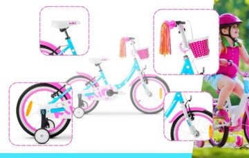 ДЕТСКИЙ ВЕЛОСИПЕД TABOU МИНИ ВЕЛОСИПЕД 20 ДЮЙМОВ ОЧЕНЬ ЛЕГКИЙ ДЛЯ ДЕВОЧЕК