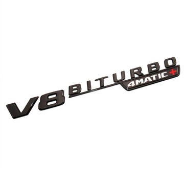 Mercedes V8 битурбо 4matic эмблема E63 S63 GLC 63 GLE 63 C63 GT CLS63 (пара)