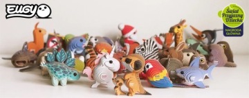 Eugy Whale Горбатый кит Эко 3D-пазл.