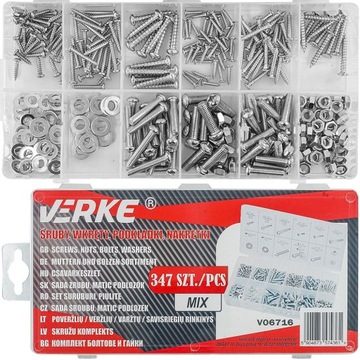 ВИНТЫ ВИНТЫ ШАЙБА ГАЙКИ НАБОР ВИНТОВ ВИНТЫ ШАЙБА ГАЙКА 347el