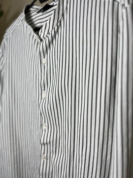 Bawełniana koszula w paski r XL Asos