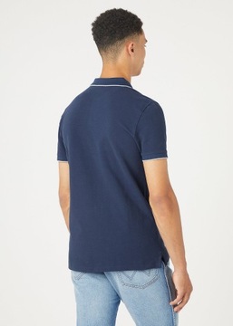 Wrangler Pique Polo T-shirt - Navy