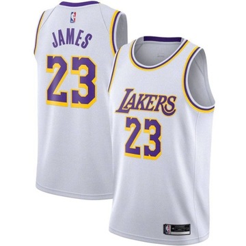 Koszulka NBA 2022 Los Angeles Lakers nr 23 Klasyczna koszulka Jamesa