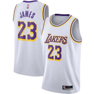 Koszulka NBA Los Angeles Lakers nr 23 James Classic Jersey Sportowa