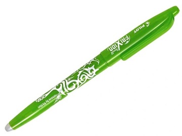 DŁUGOPIS WYMAZYWALNY ŚCIERALNY PILOT FRIXION 0,7MM - JASNOZIELONY