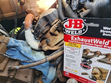 JB Weld РЕМОНТНАЯ БАНДАЖ ДЛЯ ВЫХЛОПНОЙ 595°C Ремкомплект выхлопной системы