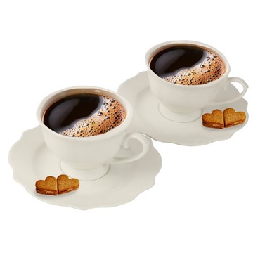 ZESTAW 2 SZT FILIŻANKA PORCELANOWA ZE SPODKIEM DO KAWY HERBATY FESTA ITALIA