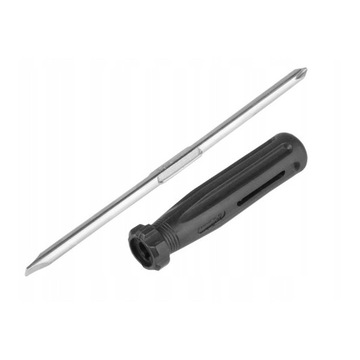 Двусторонняя плоская отвертка + крестовая отвертка