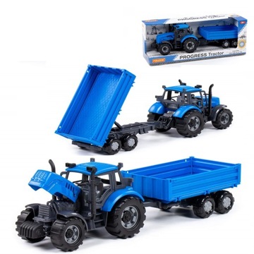 Traktor Z PRZYCZEPĄ BURTOWĄ inercyjny z napędem